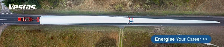Banner Vestas — Energise your career